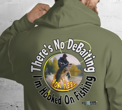 Hooked on Fishing, For REEL - Unisex Hoodie